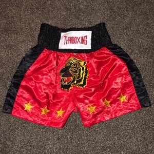 New boxing shorts.